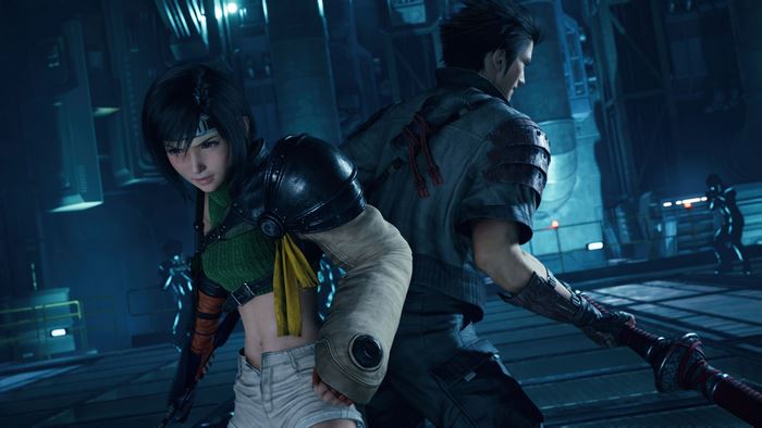 Yuffie and Zack from Final Fantasy VII Remake Intergrade 4K
