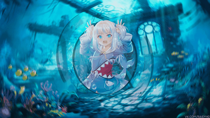 Gawr Gura from Hololive 4K