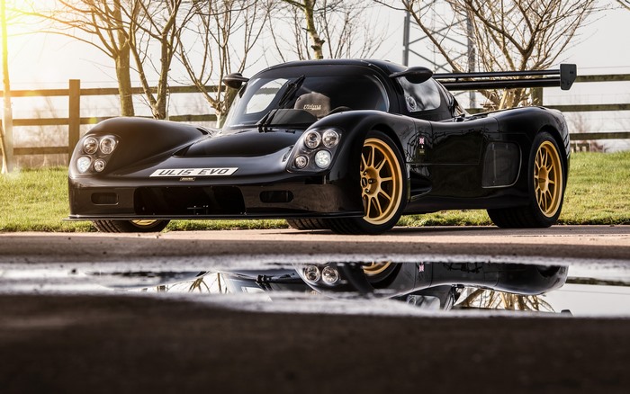 Black Ultima Evolution Coupe sports car
