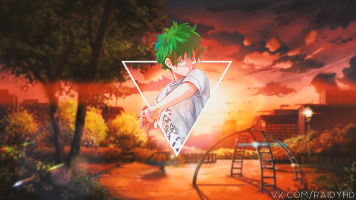 Izuku Midoriya from My Hero Academia