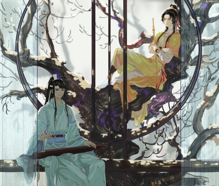 Mo Dao Zu Shi Characters by the Tree