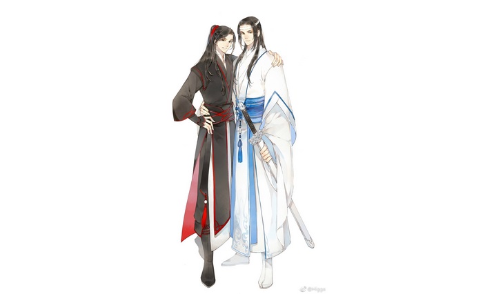 Wei Wuxian and Lan Wangji from Mo Dao Zu Shi