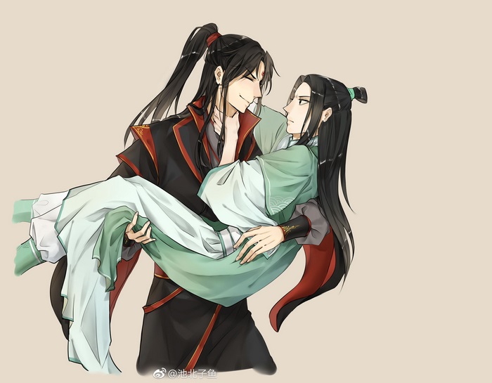 Luo Binghe and Shen Qingqiu from Scum Villains Self-Saving System
