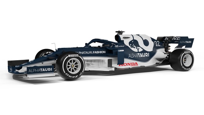 2021 AlphaTauri AT02 Formula 1 Race Car