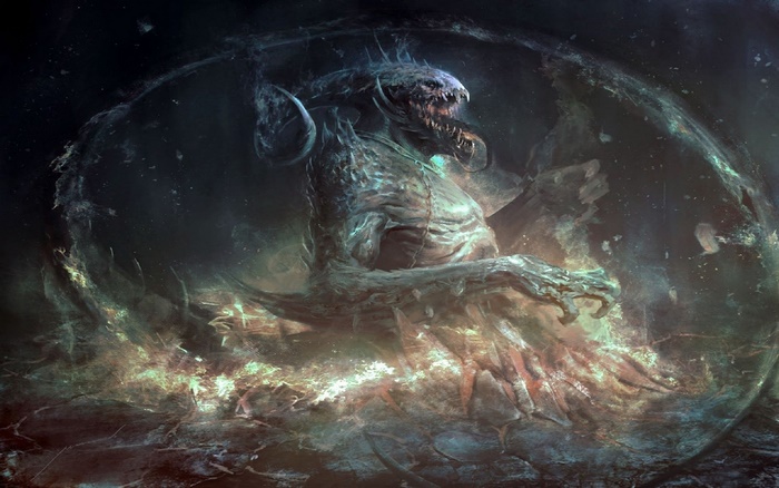 Dark Demon in a Cosmic Bubble