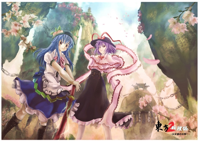 Tenshi Hinanawi and Iku Nagae from Touhou