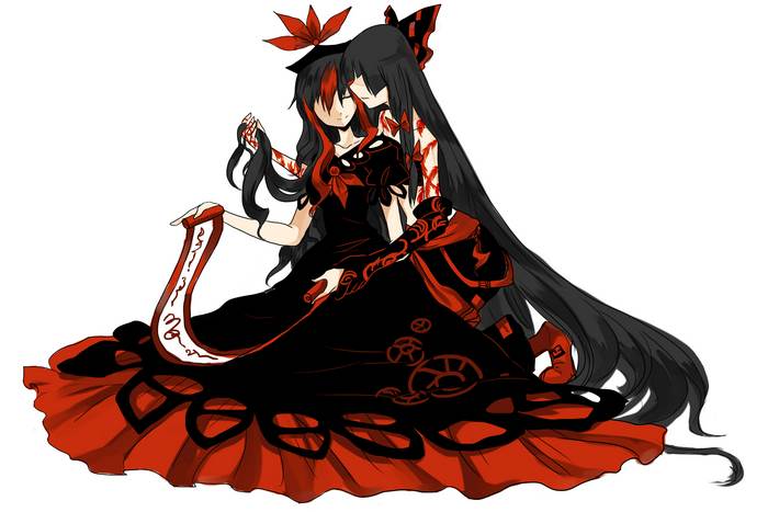 Keine Kamishirasawa and Fujiwara no Mokou from Touhou