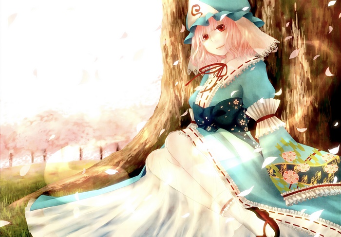 Yuyuko Saigyouji from Touhou 4K