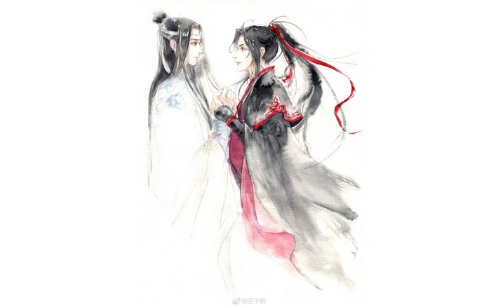 Wei Wuxian and Lan Wangji from Mo Dao Zu Shi