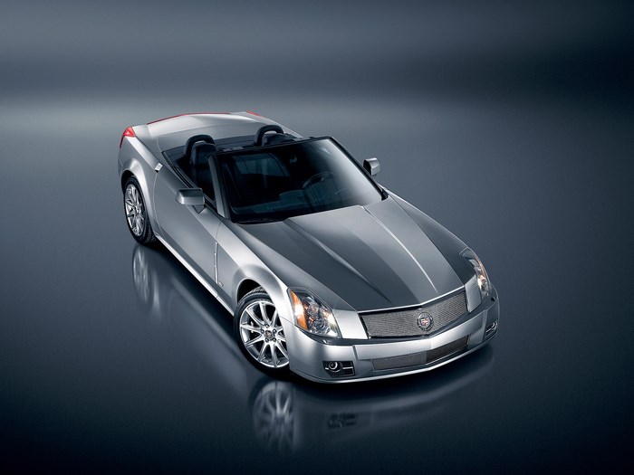 Silver 2009 Cadillac XLR-V Roadster