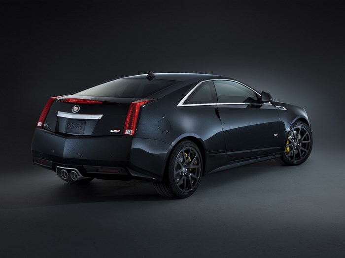 Black 2011 Cadillac CTS-V Coupe
