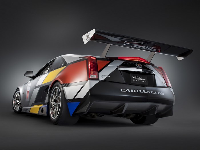 2011 Cadillac CTS-V Coupe Race Car with Abstract Livery