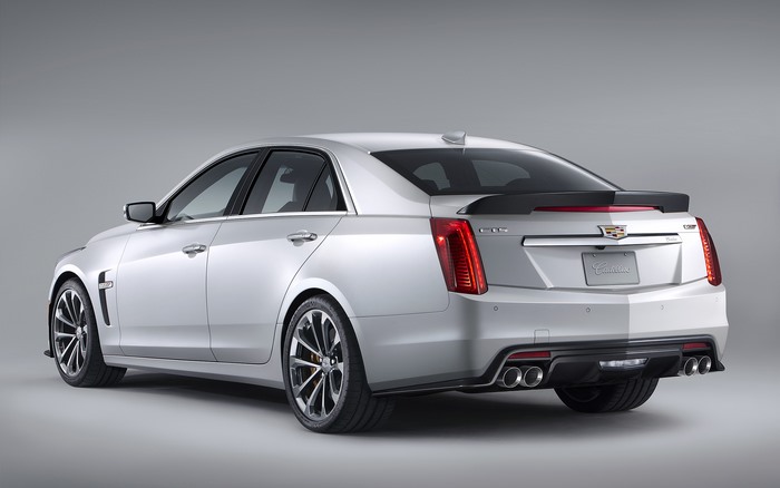 Silver 2016 Cadillac CTS-V Sedan
