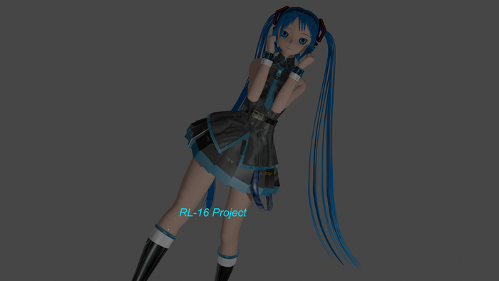 Hatsune Miku from Vocaloid