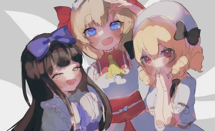 Sunny Milk, Luna Child, and Star Sapphire from Touhou