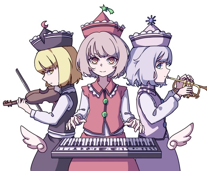 The Prismriver Sisters from Touhou