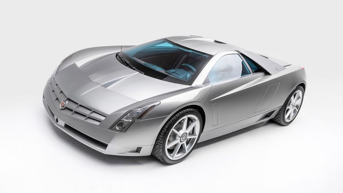 2002 Cadillac Cien Concept Silver Sport Car