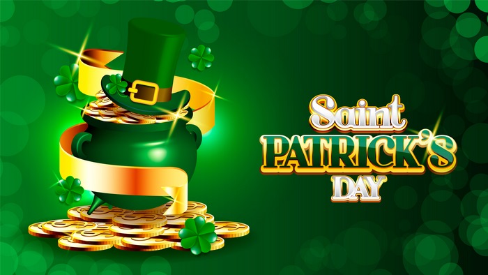 Saint Patrick's Day Pot of Gold and Hat