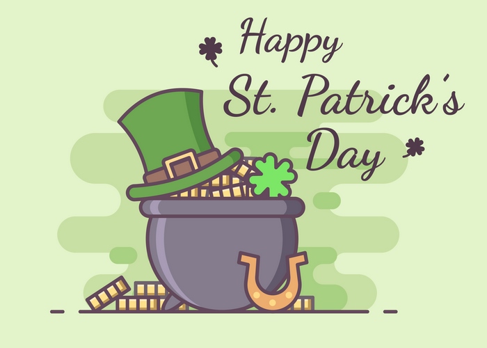 Happy St. Patrick's Day Pot of Gold