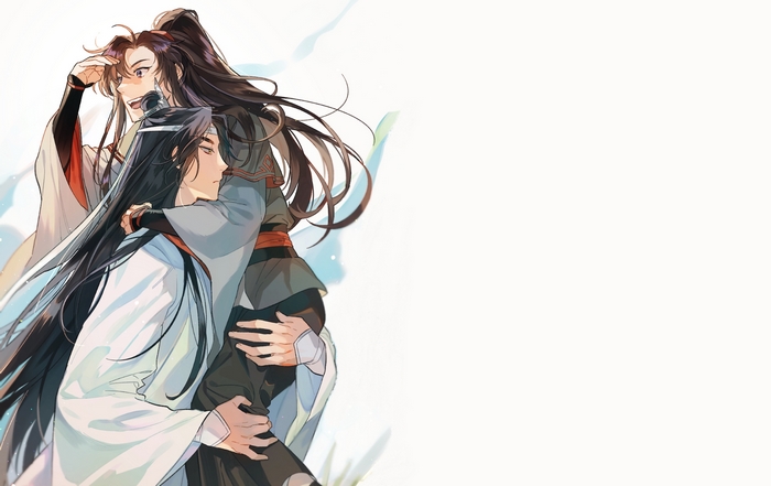 Lan Wangji and Wei Wuxian from The Untamed