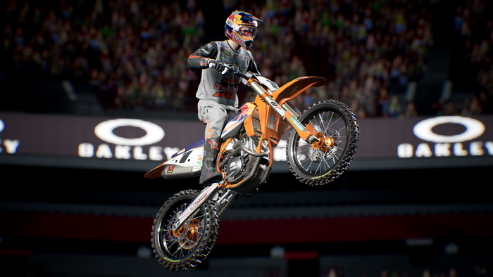 Motocross Rider in Monster Energy Supercross 4K