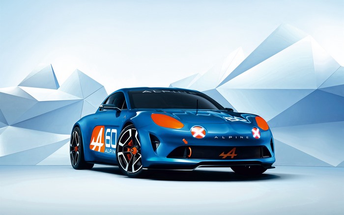 Blue Alpine Celebration Concept Coupe