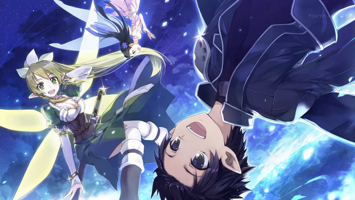 Kirito and Leafa from Sword Art Online
