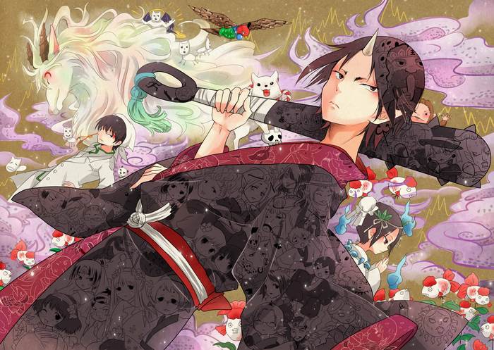 Hoozuki from Hoozuki No Reitetsu with Hakutaku