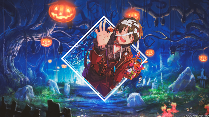Mika Kagehira from Ensemble Stars Halloween 4K