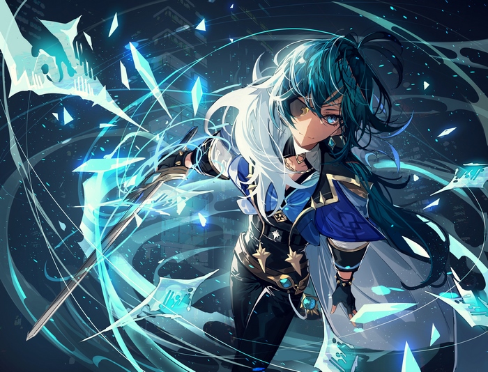 Kaeya Genshin Impact 4K Character Art