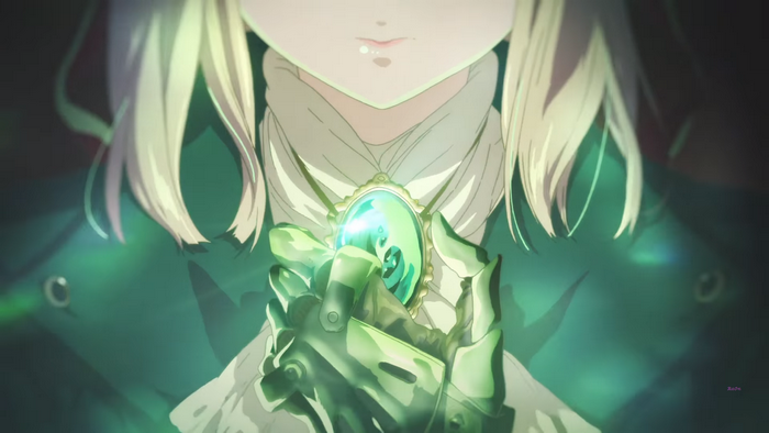 Violet Evergarden with Mechanical Hand and Pendant