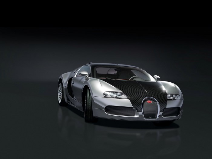 2008 Bugatti Veyron 16-4 Pur Sang Silver Supercar