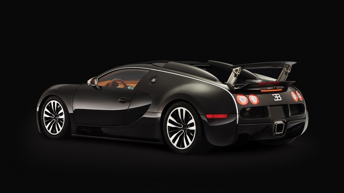 Black Bugatti Veyron Sang Noir supercar