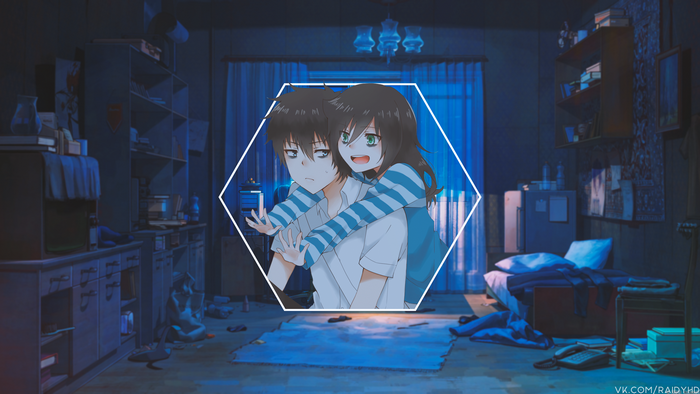 Tomoko and Tomoki Kuroki in a room