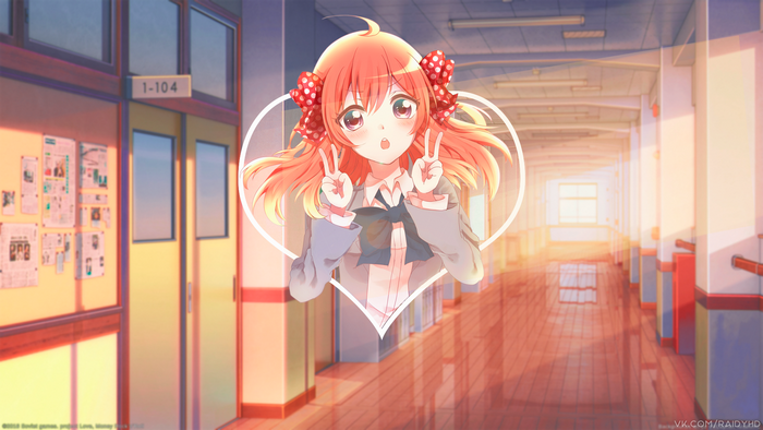 Chiyo Sakura in School Hallway
