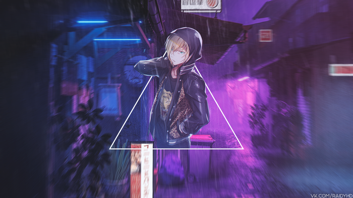 Yuri Plisetsky in a Neon City