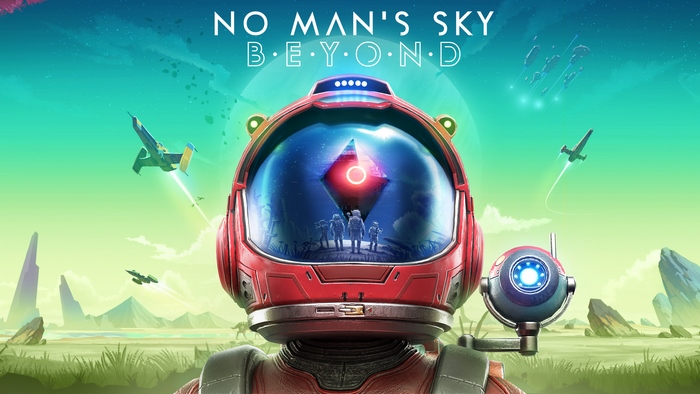 No Man's Sky Beyond astronaut helmet reflection
