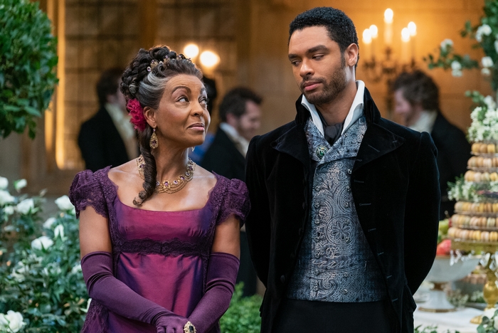 Lady Danbury and Duke Simon from Bridgerton