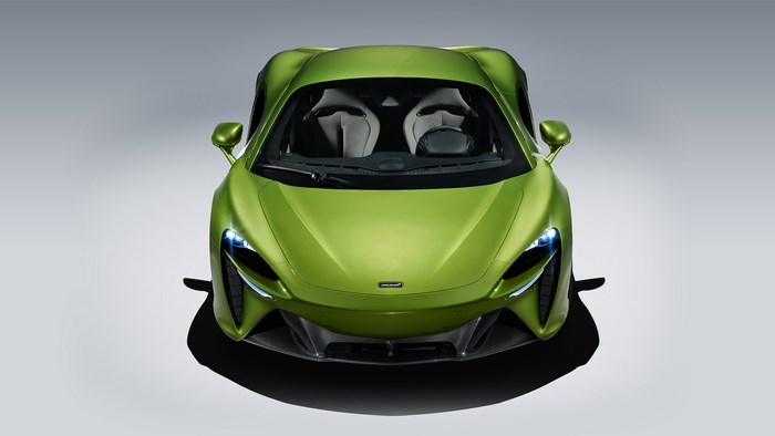 Green McLaren Artura Supercar 4K
