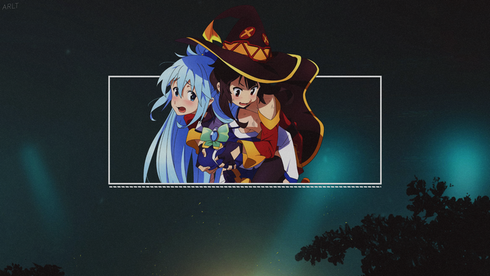 Megumin and Aqua from KonoSuba