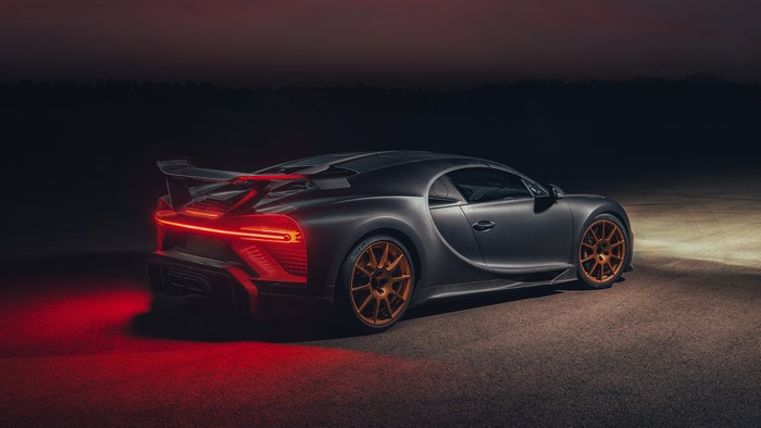Bugatti Chiron Pur Sport rear view