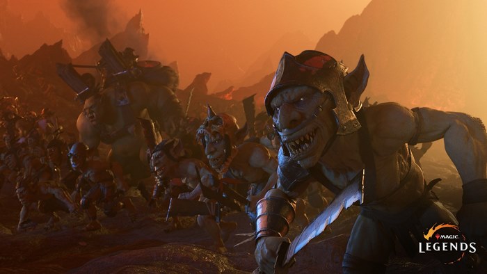 Goblins charging in Magic: Legends