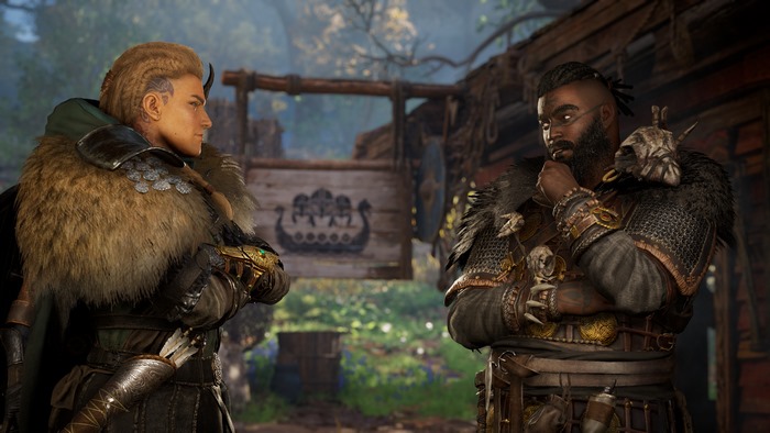 Eivor and Gunnar from Assassins Creed Valhalla 4K