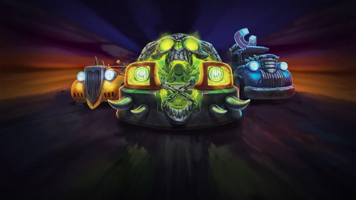 Heavy Metal Machines cars with skull motifs