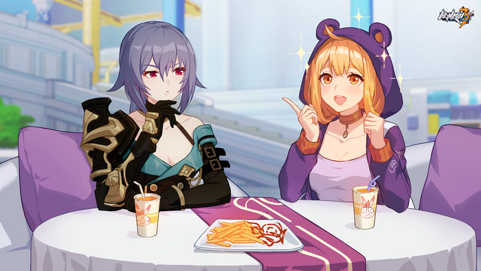 Fu Hua and Seele from Honkai Impact 3rd