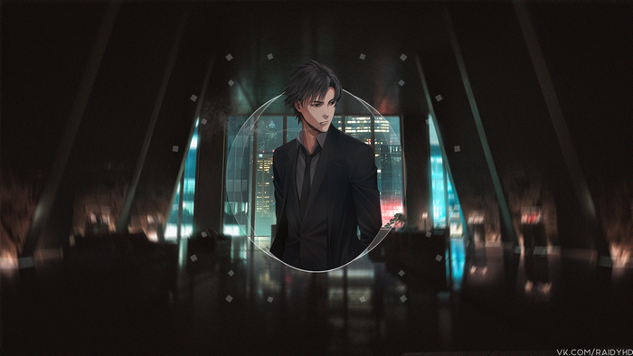 Kiritsugu Emiya in a suit