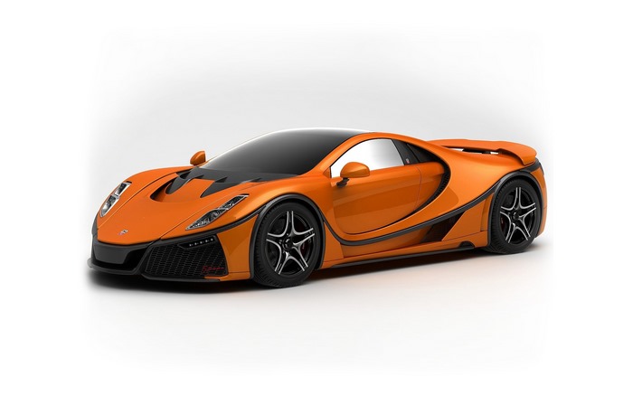 GTA Spano (2015) Orange Sport Car