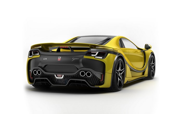 Yellow 2015 GTA Spano Sport Car