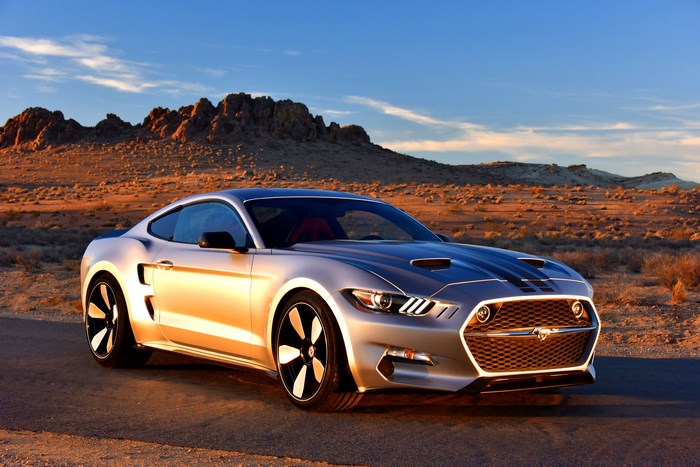 Silver Galpin Auto Sports Rocket (2015) in desert landscape