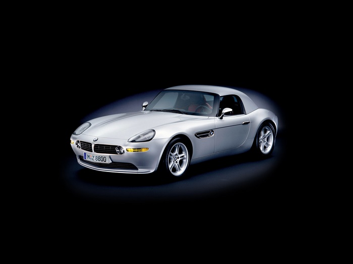 Silver BMW Z8 Roadster
